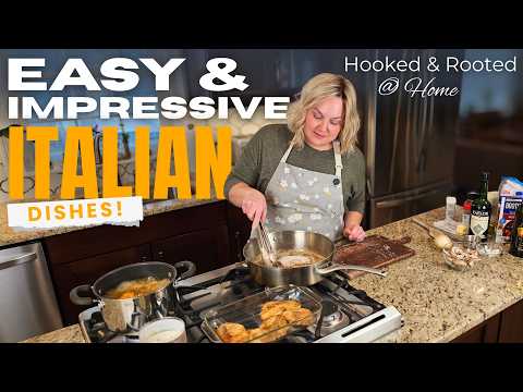 Dinner in 30 Minutes, Tastes Like You Cooked All Day - Chicken Marsala and Caprese Chicken