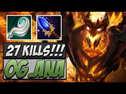 OG.Ana Shadow Fiend with Aghanims | Road to DAC 2017 7.14