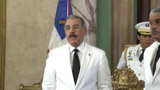 Danilo Medina sobre ayuda humanitaria a Haití y carta Hipólito Mejía.