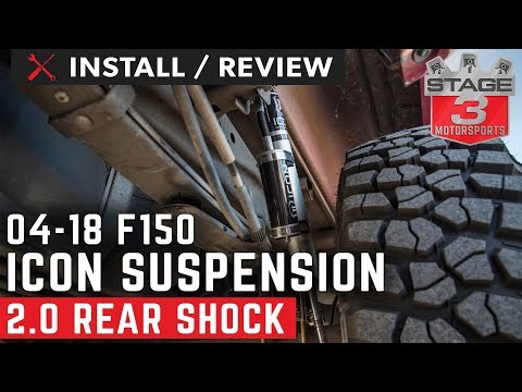 2004-2018 F150 ICON 2.0 Aluminum Series Remote Reservoir Rear Shock Install and Review