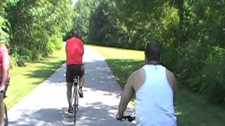 preview picture of video 'Cycling on the Blackstone River Bikepath'