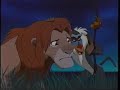 The Lion King 1994 Simba And Rafiki Scene VHS Capture