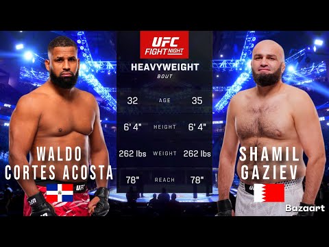 Waldo Cortes Acosta vs Shamil Gaziev full fight