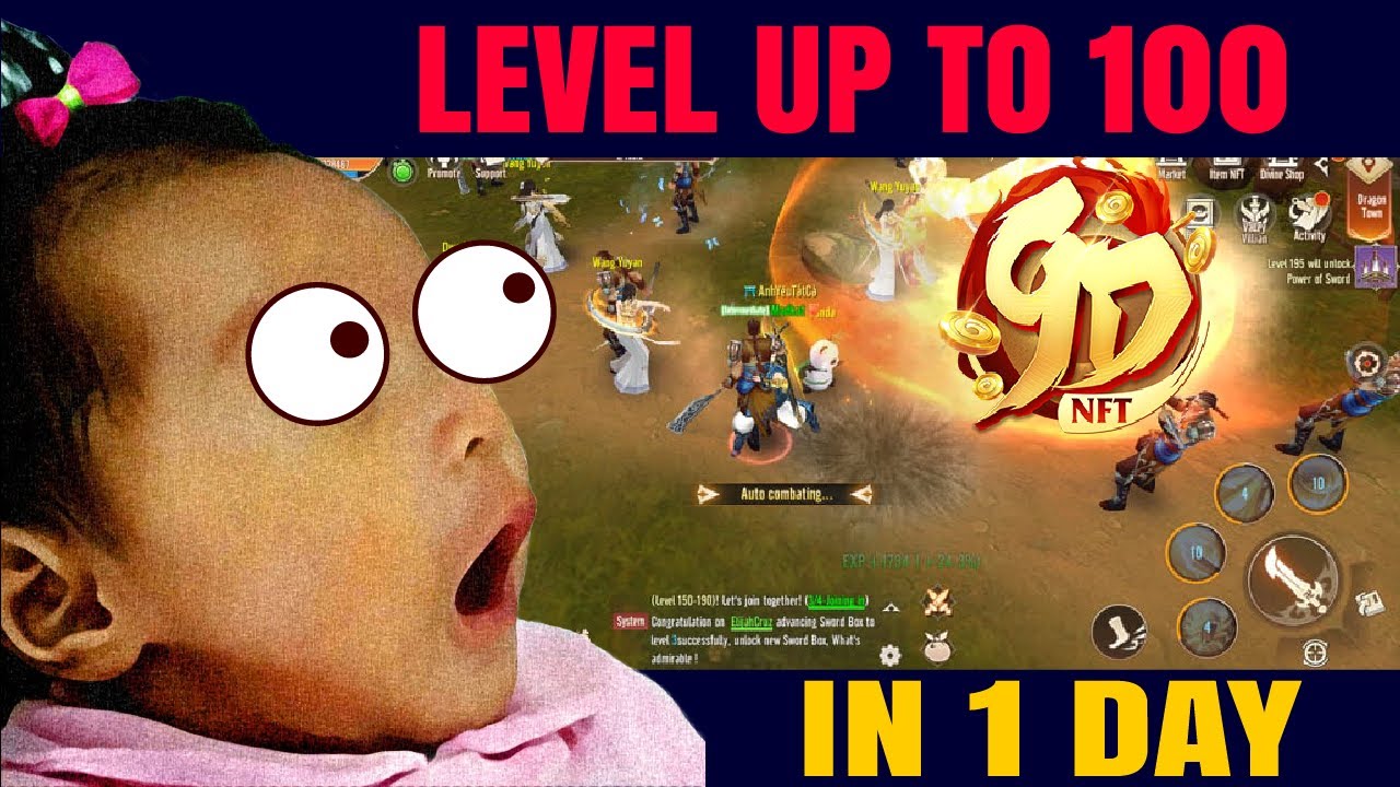 First time playing 9DNFT - How to buy a character and level up to 100 on the first day