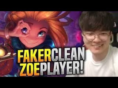 SKT T1 Faker Zoe mid vs Veigar - KDA 2/0/12