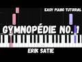 Erik Satie Gymnopédie No 1 Easy Piano Tutorial