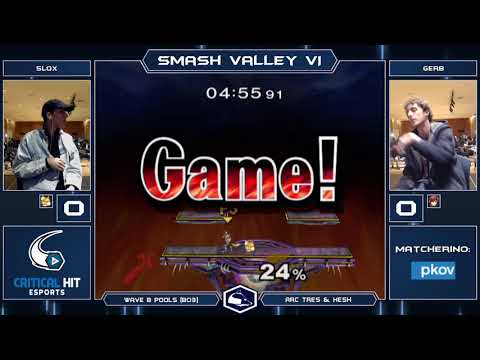 Smash Valley VI Melee Singles - Slox (Fox) vs Gerb (Marth) - Pools
