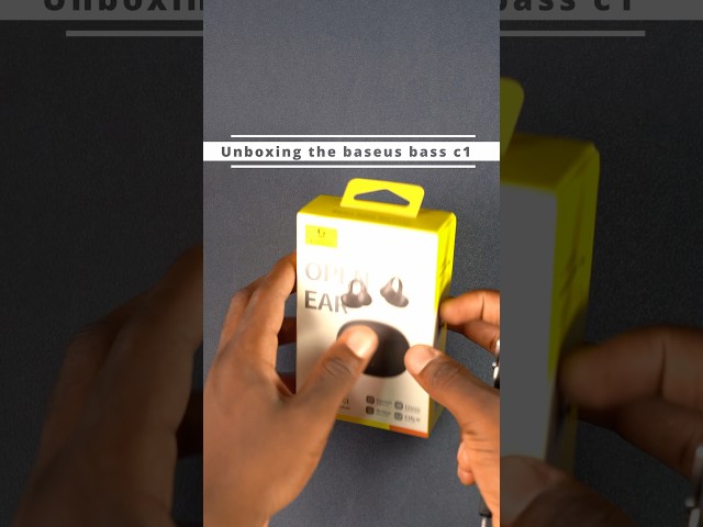 Vídeo relacionado con Baseus BC1 Audífonos de Oreja Abierta, Clip para Orejas, Sonido Impresionante, Refuerzo de Bajos Adaptable, Bluetooth 6.0, reducción de Ruido en Llamadas, IP55, 38 Horas de batería, Ligeros