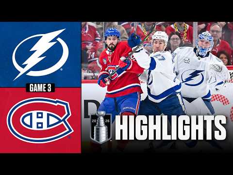 Lightning vs. Canadiens | NHL Playoff Highlights | Game 3 | April 24, 2026