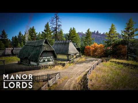 Manor Lord's - Building a REALISTIC Medieval Village... (Stress Relief & Sleep)