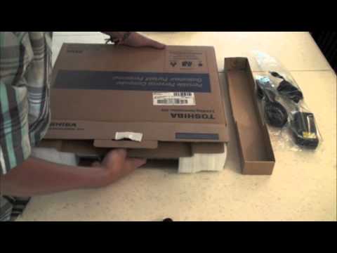 Toshiba Satellite L755: Unboxing