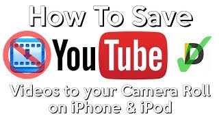How to Download YouTube videos to your camera roll!!! (QUICK+EASY)