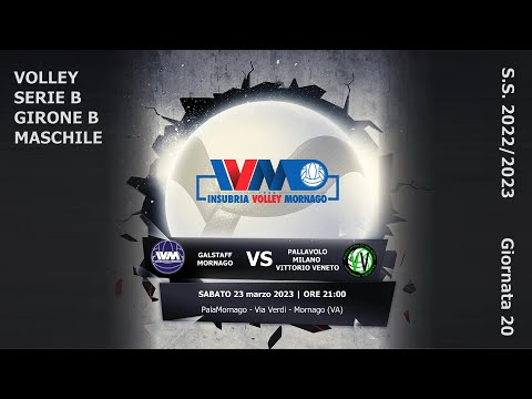 Volley Serie B Maschile: GALSTAFF MORNAGO Vs. ASD PALLAVOLO MILANO VITTORIO VENETO