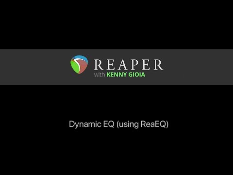 Dynamic EQ (using ReaEQ) in REAPER