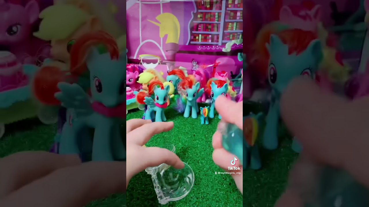 【MLP】rainbow dash【pony toys】#shorts #mylittlepony #slime
