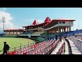 A Beautiful Look Of Dharamshala Cricket Stadium Himachal Pradesh Tourism Indian Cricket
