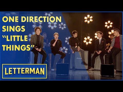 One Direction Performs "Little Things" | Letterman