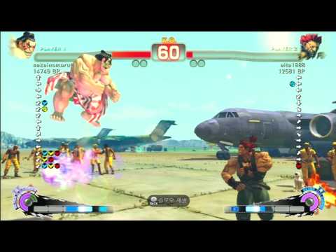 SSF4 Rank Match  sekainomaruta (HO)  vs  eita1988 (GO)