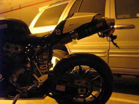 Ducati 749 with MIVV exhaust start