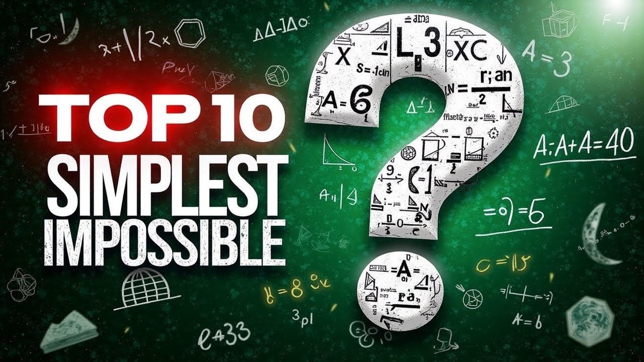 The Top 10 Simplest Impossible Problems