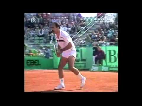 Mansour Bahrami vs. Boris Becker : "SABM", double tweener, funny points