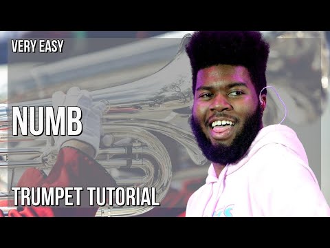 How to play Numb by Marshmello ft Khalid on Trumpet (Tutorial)