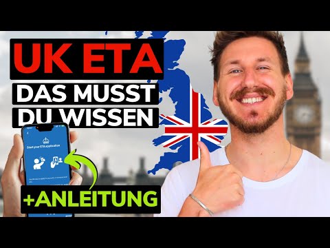 UK ETA 2025 simply explained 🇬🇧 | +Instructions in German