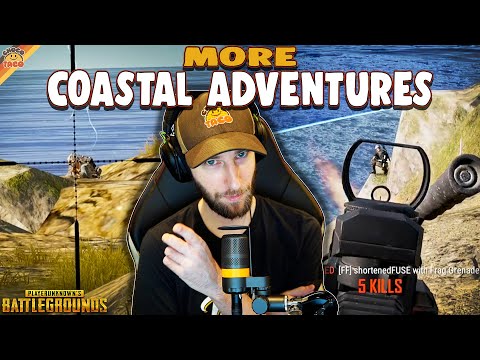 More Coastal Adventures - Now with Kar98s and M249s! ft. Quest & Reid - chocoTaco PUBG Erangel Squad