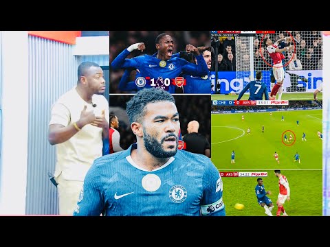 CHELSEA 1:1 ARSENAL..REECE JAMES BOSS MIDFIELD..CAICEDO RED CARD..CHALOBAH GOAL WITH MERINO GOAL