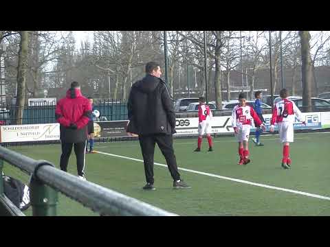 Isaiah Ahmed PVCV JO13-1 - UVV JO13-1 2de helft beker (1-1)