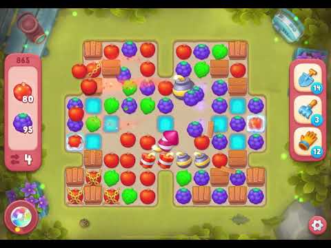 Gardenscapes Level 865 Hard NO BOOSTERS