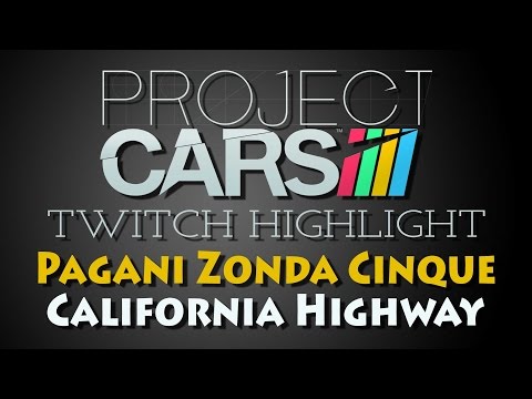 Project CARS #01 - Pagani Zonda - California Highway [Twitch] [Gameplay German Deutsch] [Let's Play]