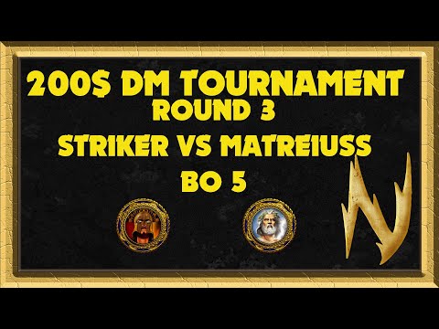 200$ March 2020 Age of Mythology Deathmatch Tournament - Striker vs Matreiuss