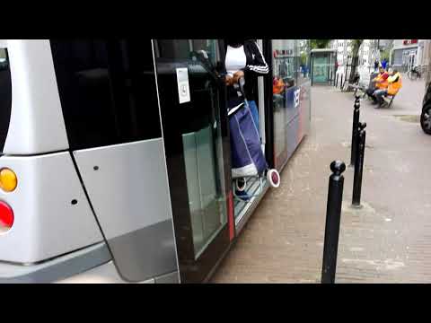 RET tramlijn 8 aankomst en vertrek Spanjaardstraat