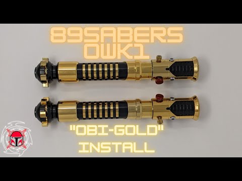 89sabers Owk1 "Obi-Gold" Neopixel Lightsaber Update