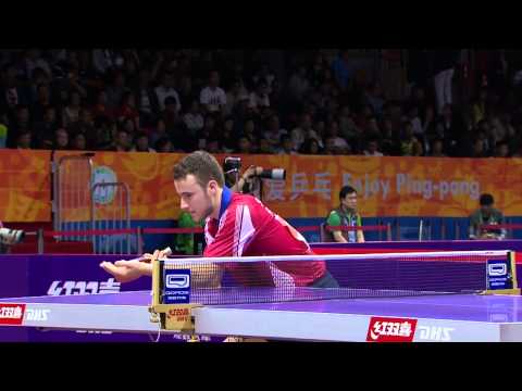 44 ACHANTA Sharath Kamal IND vs 35 GAUZY Simon FRA - WTTC 2015 [HD][Full Match]