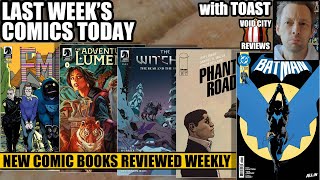 Last Week's Comics Today - Tuesday, September 9th, 2025 - Comic Reviews