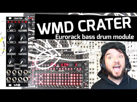 WMD Crater Eurorack Hybrid Analog/Digital Bass Drum Percussion Module image 2