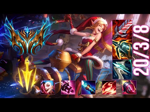 TOP 1 CHALLENGER Guides How to Play JINX ADC & Carry + Best Build/Runes Season 13 Patch 13.17