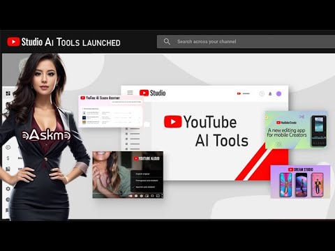 YouTube AI powered Tools for Content Creators: Dream Screen, YouTube Create, AI Insight, Aloud