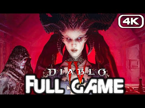 DIABLO 4 Gameplay Walkthrough FULL GAME (4K 60FPS) No Commentary