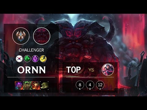 Ornn Top vs Irelia - KR Challenger Patch 10.7