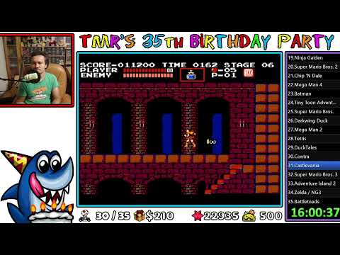 35 Birthday Stream Party - Castlevania (NES)