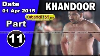 Khandoor (Ludhiana) Kabaddi Tournament 1 April 2015 Part 1