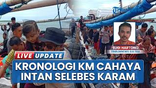 Bocor seusai Dihantam Ombak, KM Cahaya Intan Celebes Tenggelam di Perairan Bombana