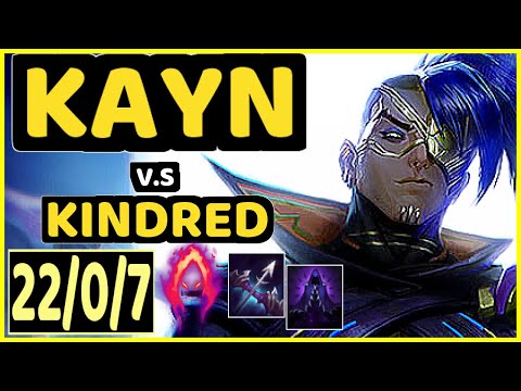 KARASMAI (KAYN) vs KINDRED - 22/0/7 KDA JUNGLE GAMEPLAY - NA Ranked MASTER