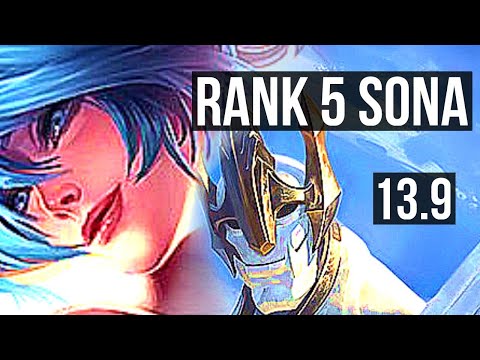 SONA & Jinx vs GALIO & Ezreal (SUP) | Rank 5 Sona, 0/2/14 | KR Grandmaster | 13.9
