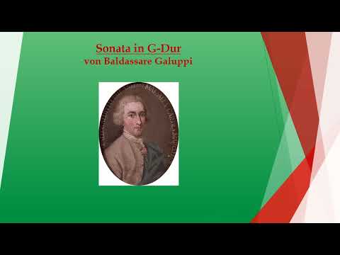 Sonata in G-Dur von Baldassare Galuppi