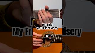 My Friend of Misery bridge guitar tutorial for beginners