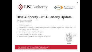 RISCAuthority Quarterly Update Q3